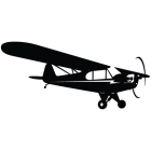 Наклейка «Piper J3»