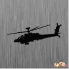 Наклейка «Ударный вертолет Apache v3»