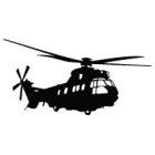 Наклейка «Airbus AS332 Super Puma»
