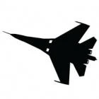 Наклейка «Су-27 v4»