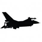 Наклейка «F-16 Fighting Falcon v2»