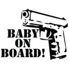 Наклейка «Baby on Board v3»