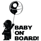 Наклейка «Baby on Board Darth Vader»