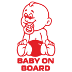 Наклейка «Baby on Board v6»