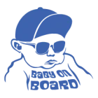 Наклейка «Baby on Board v12»
