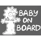 Наклейка «Baby on Board v16»