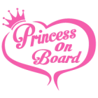 Наклейка «Princess on Board»