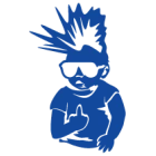 Наклейка «Baby on Board Punk»