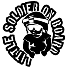 Наклейка «Liitle Soldier On Board»