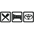 Наклейка «Eat, Sleep, Toyota»