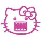 Наклейка «Hello Kitty Domo»