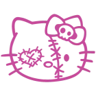 Наклейка «Hello Kitty Zombie»