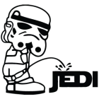 Наклейка «Jedi Sucks»