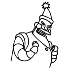 Наклейка «RoboSanta»