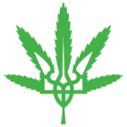 Наклейка «Тризуб / Трезубец Ganja Style»