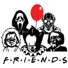 Наклейка «Friends Horror»