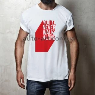 Футболка з принтом "FC Liverpool - You'll Never Walk Alone" 