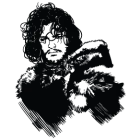 Наклейка «Jon Snow v5»