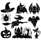 Наклейка «Набор Halloween»
