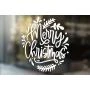 Наклейка «Merry Christmas»