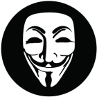 Наклейка «Anonymous»