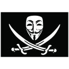 Наклейка «Anonymous Flag»
