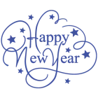 Наклейка «Happy New Year»