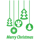 Наклейка «Merry Christmas»