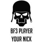 Наклейка «BF3 Player»