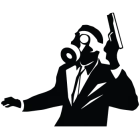 Наклейка «Gunman Mask»
