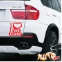 Наклейка «I Love Fat Girls»