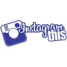 Наклейка «Instagram this»