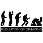 Наклейка «Evolution of Drinking»