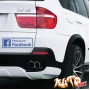 Наклейка «Find Us on Facebook»