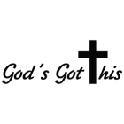 Наклейка «God's Got This»