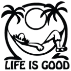 Наклейка «Life is Good»