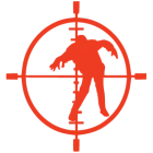 Наклейка «Zombie in Sight»
