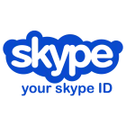 Наклейка «Skype ID»