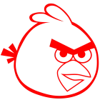 Наклейка «Angry Birds v3»
