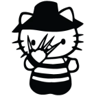 Наклейка «Hello Kitty FKS»