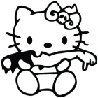 Наклейка «Hello Kitty ZS»
