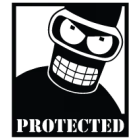 Наклейка «Bender Protected»