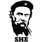 Наклейка «SHE»