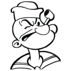 Наклейка «Popeye»