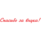 Наклейка «Спасибо за внука!»