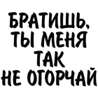 Наклейка «Братишь...»