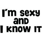 Наклейка «I'm sexy...»