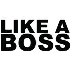 Наклейка «Like A Boss»