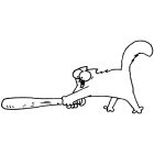 Наклейка «Кот Саймона v14»