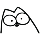 Наклейка «Кот Саймона v19»